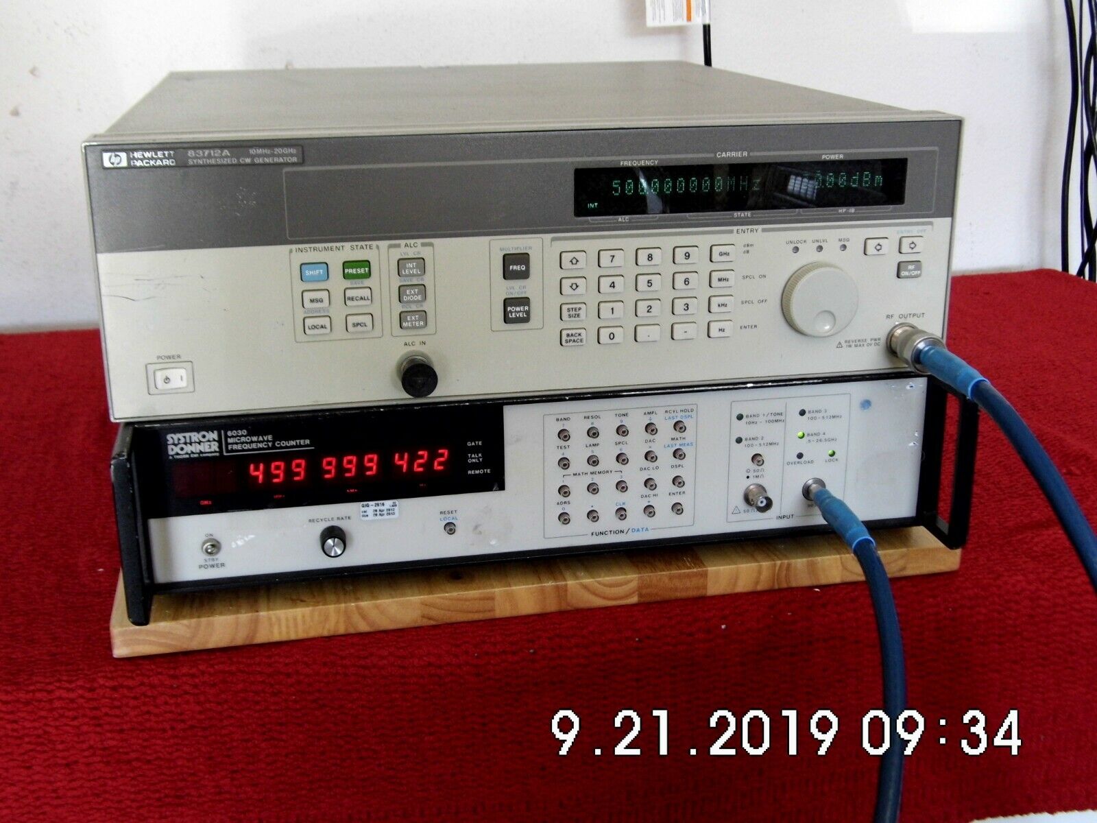 Systron Donner 6030 microwave frequency counter 10hz-26.5Ghz Systron Donner 6030 microwave frequency counter 10hz-26.5Ghz